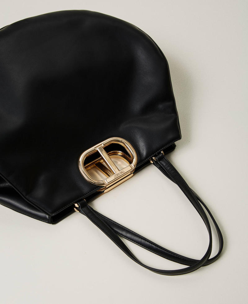 Scee by twin set Borsa shopper 'Lila' con manico Oval T Spedizione Gratuita