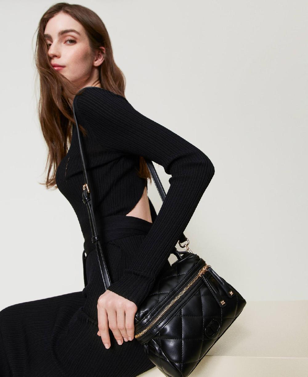 Scee by twin set Borsa top handle ‘Cécile’ piccola trapuntata
