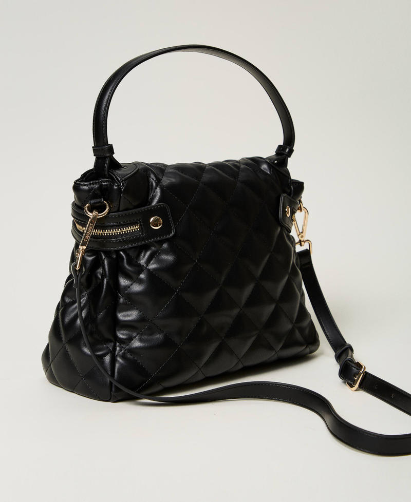 Scee by twin set Borsa top handle ‘Cécile’ grande trapuntata Promozione Limitata