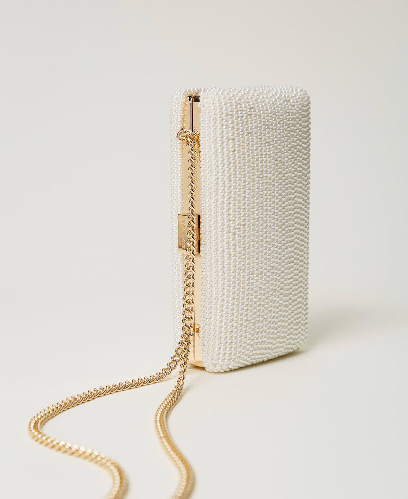 Scee by twin set Clutch con perle e Oval T Shopping Online