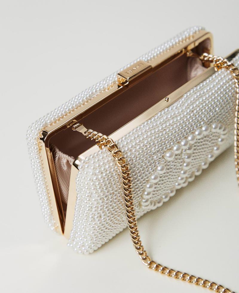 Scee by twin set Clutch con perle e Oval T Shopping Online