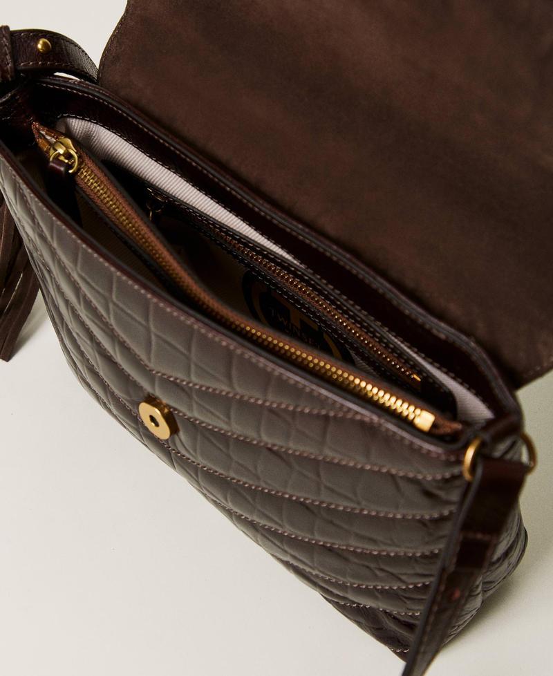 Scee by twin set Borsa a tracolla 'Dreamy' media in pelle stampa cocco Prezzo Ridotto