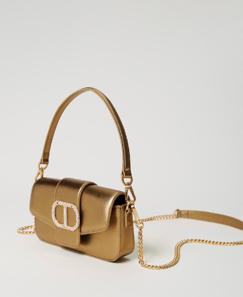 Scee by twin set Borsa a tracolla 'Amie' piccola in pelle Sottocosto