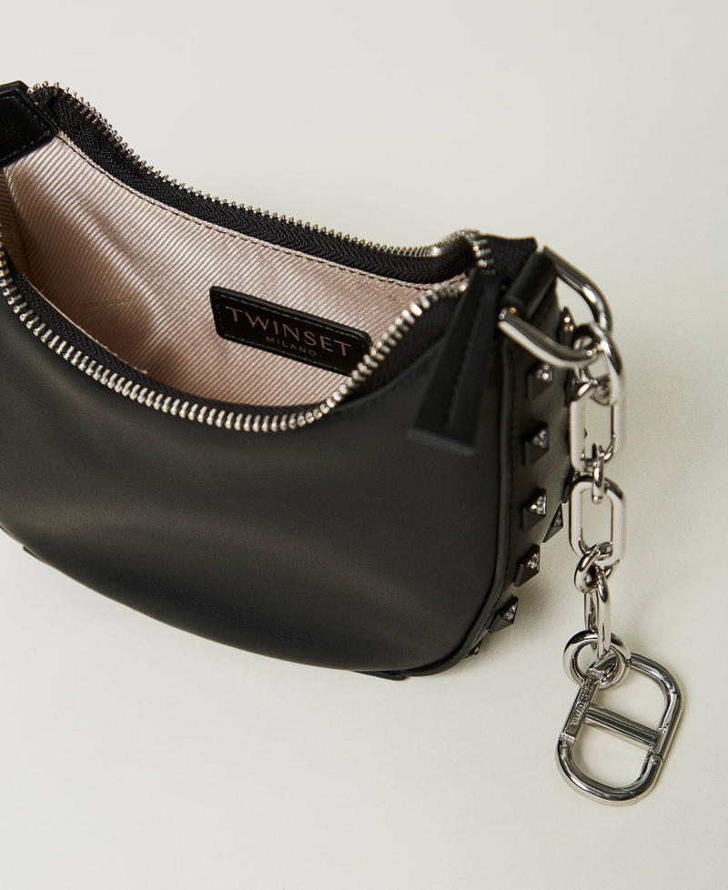 Scee by twin set Borsa ‘Mini Croissant’ con borchie Online