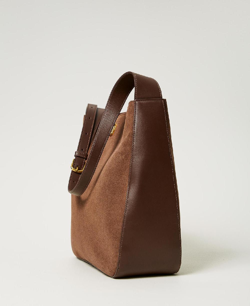 Scee by twin set Borsa hobo ‘Chelsea’ in pelle