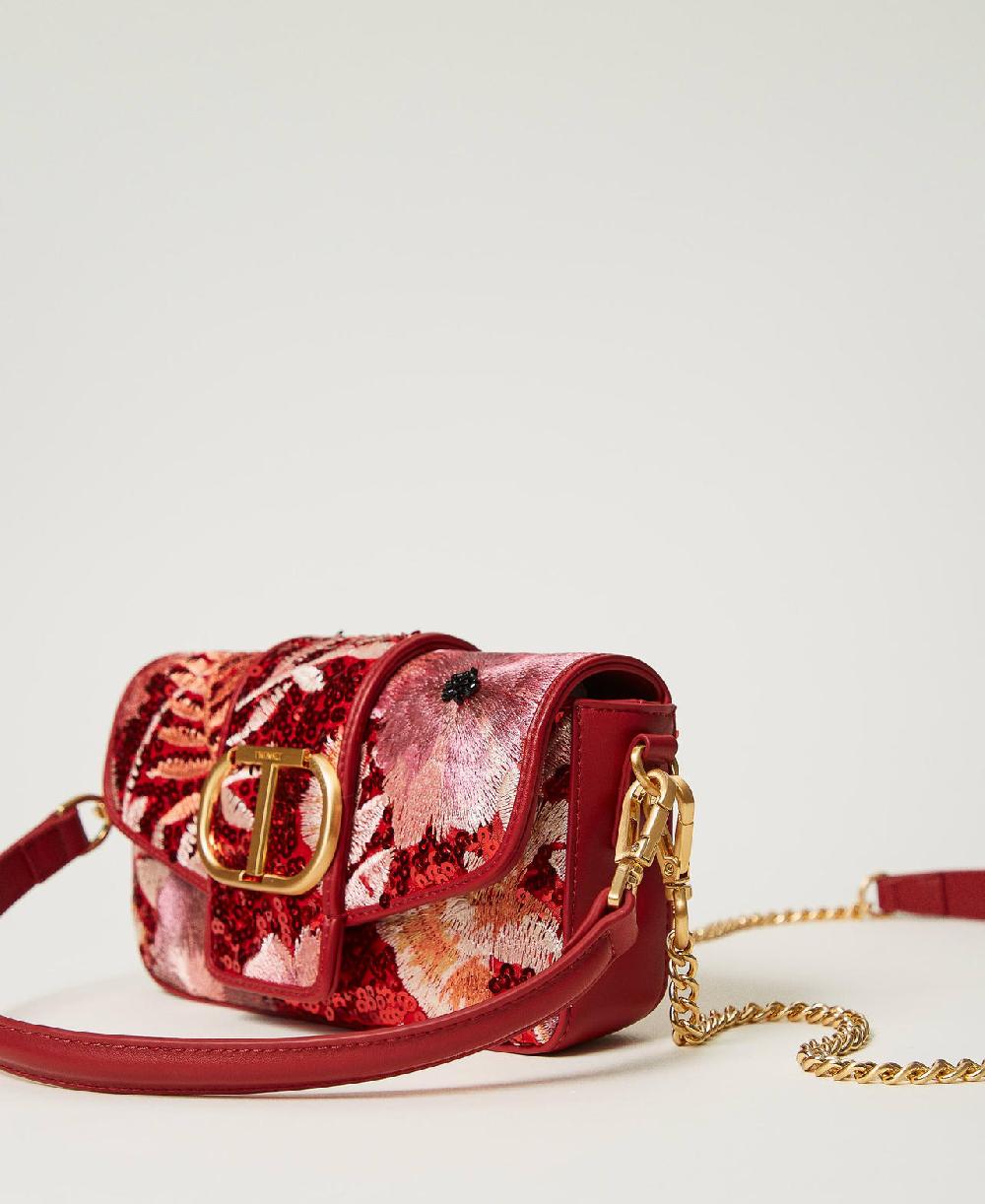 Scee by twin set Borsa a tracolla 'Amie' piccola con ricamo Offerte