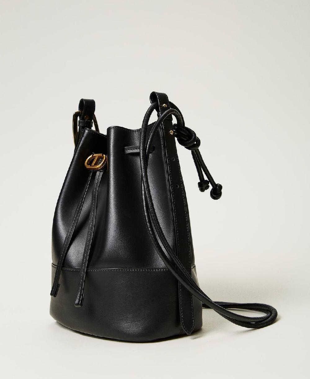 Scee by twin set Borsa a secchiello 'Jane' in pelle Vendita Calda