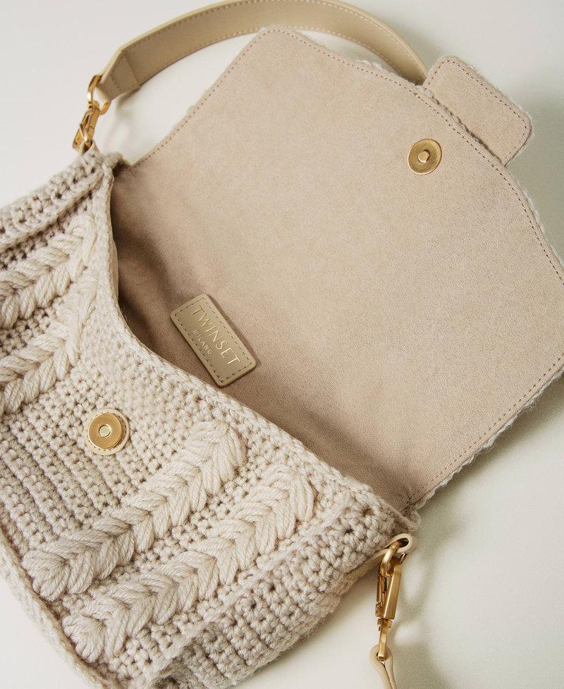 Scee by twin set Borsa a tracolla 'Amie' media in tricot Vendite Flash