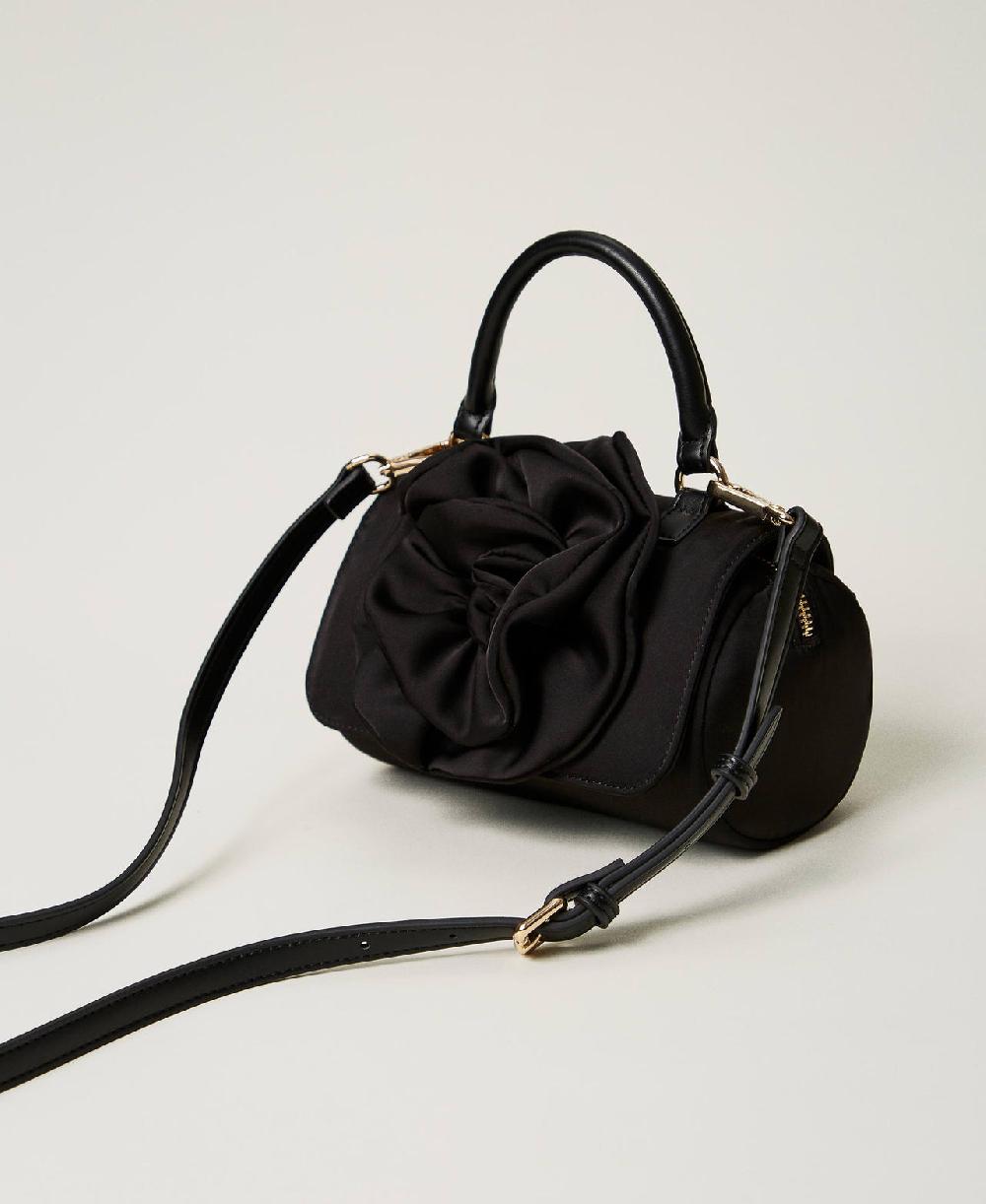 Scee by twin set Borsa a tracolla con maxi fiore Moda