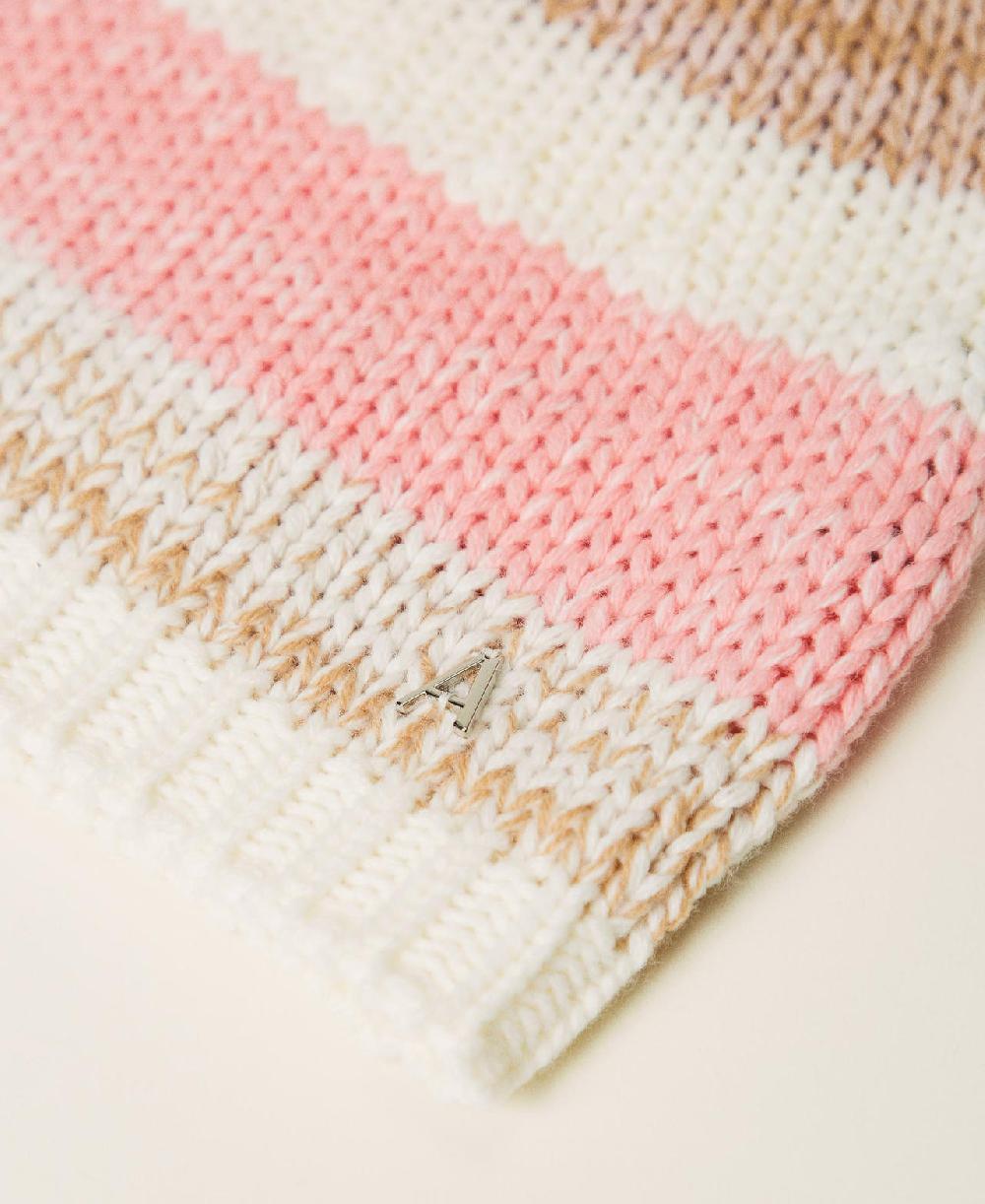 Scee by twin set Berretto in maglia jacquard Italy