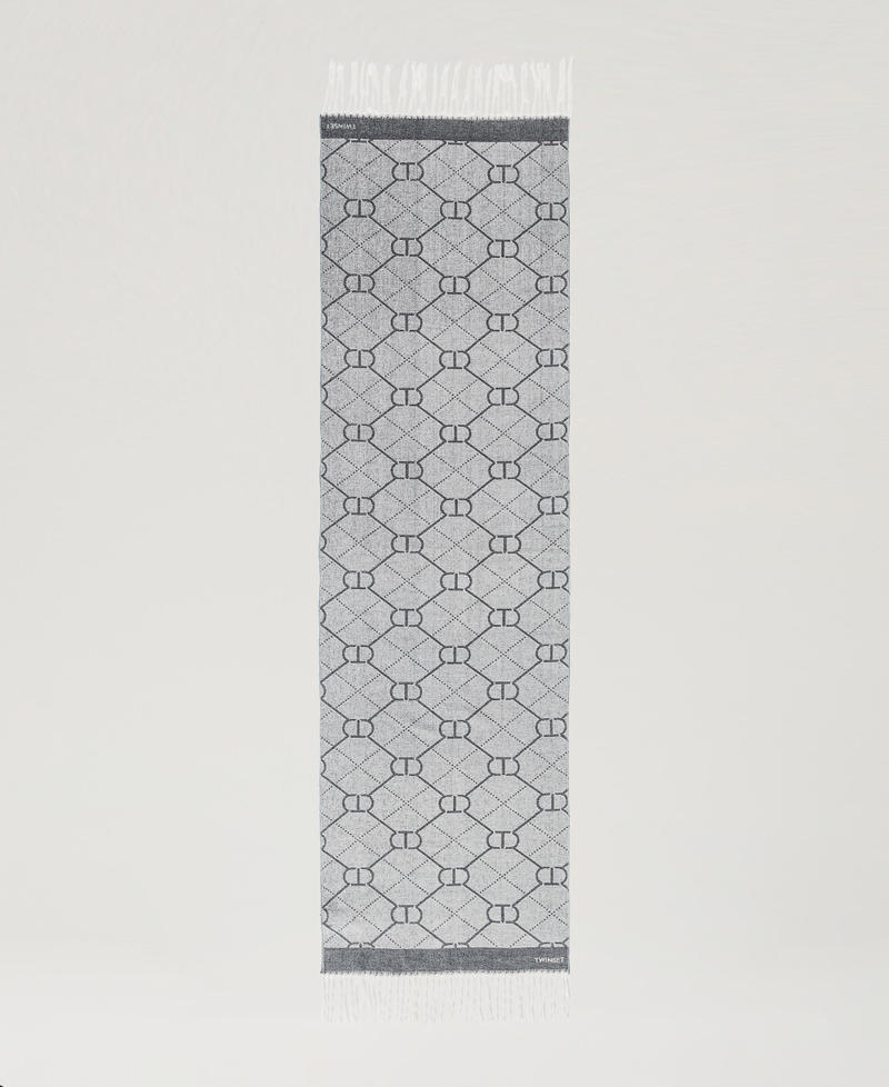 Scee by twin set Stola jacquard con Oval T Qualità