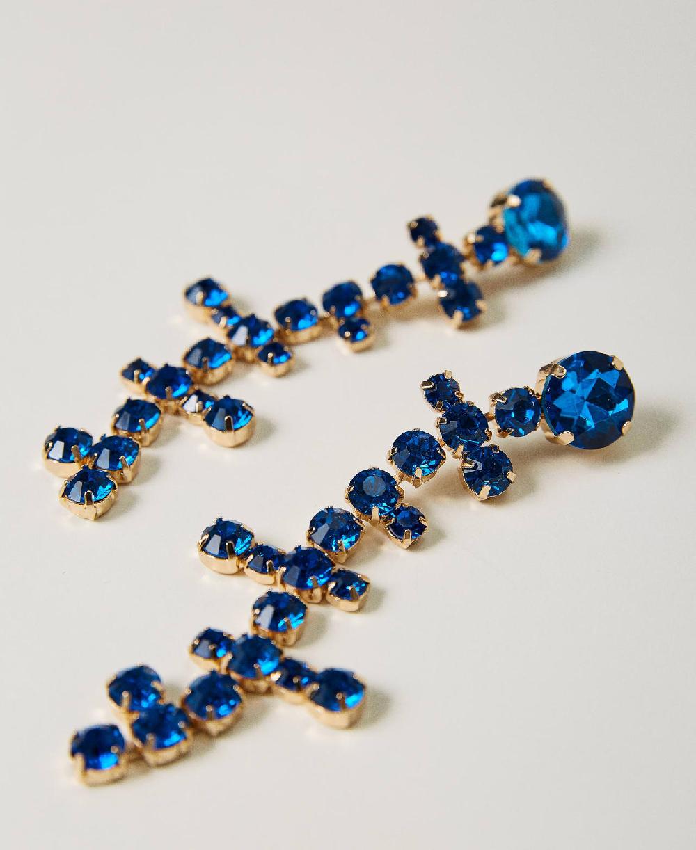 Scee by twin set Orecchini pendenti con strass Prezzo Ridotto