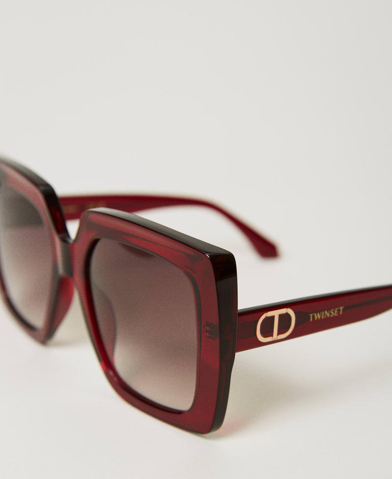 Scee by twin set Occhiali da sole squadrati oversize Promozione
