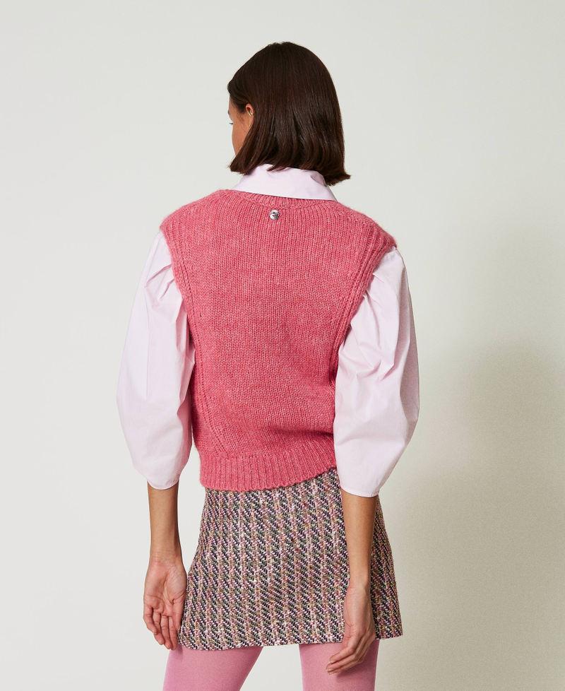 Scee by twin set Gilet in misto lana seamless Acquista Ora