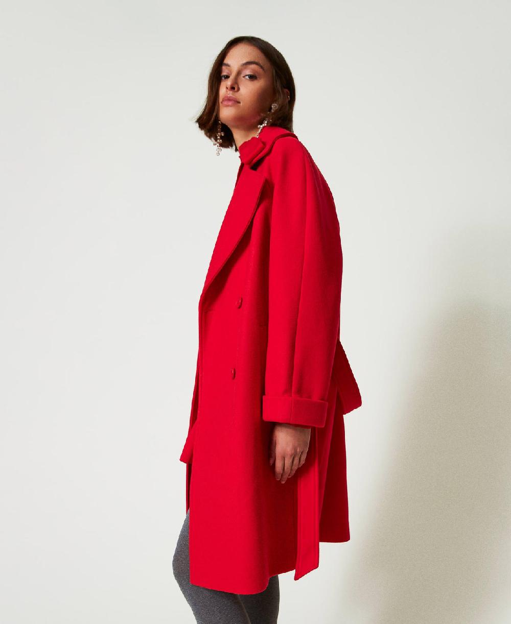 Scee by twin set Cappotto doppiopetto in panno Convenienza