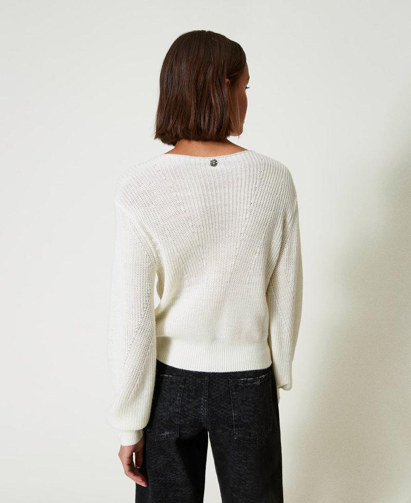 Scee by twin set Maglia con ricami fatti a mano Saldi