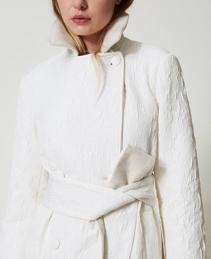 Scee by twin set Cappotto doppiopetto goffrato Hotsell
