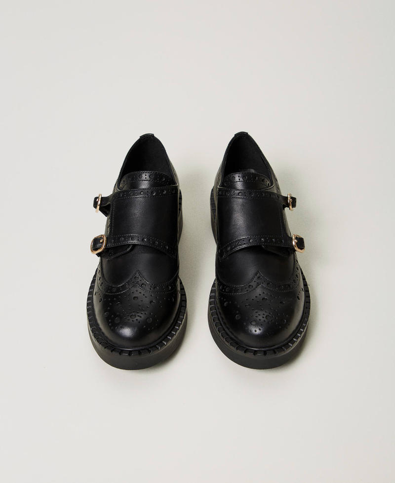 Scee by twin set Scarpe in pelle con cinturini Smaltimento dello stoccaggio