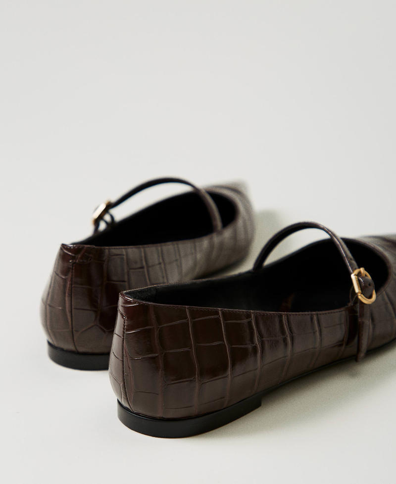 Scee by twin set Ballerina a stampa cocco Promozione