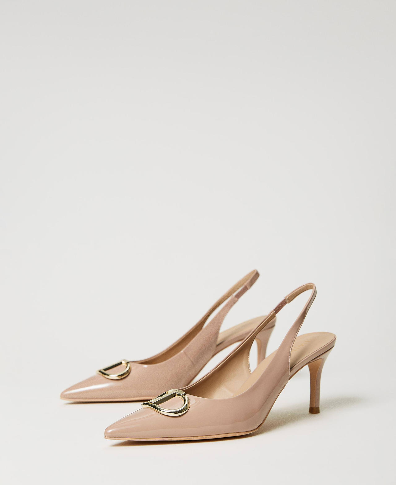 Scee by twin set Décolleté sling back in vernice Soddisfazione Garantita