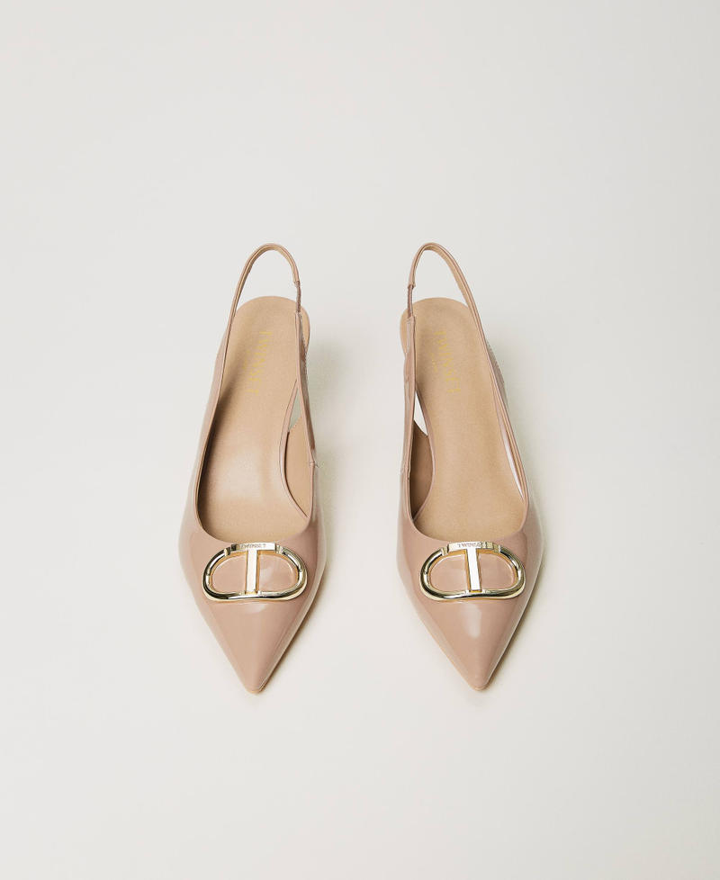 Scee by twin set Décolleté sling back in vernice Soddisfazione Garantita