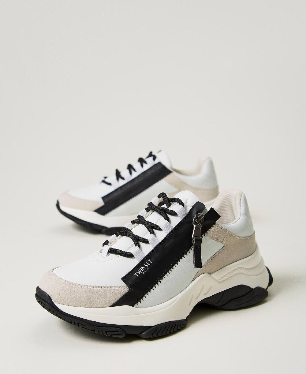 Scee by twin set Sneakers running con zip Qualità Garantita
