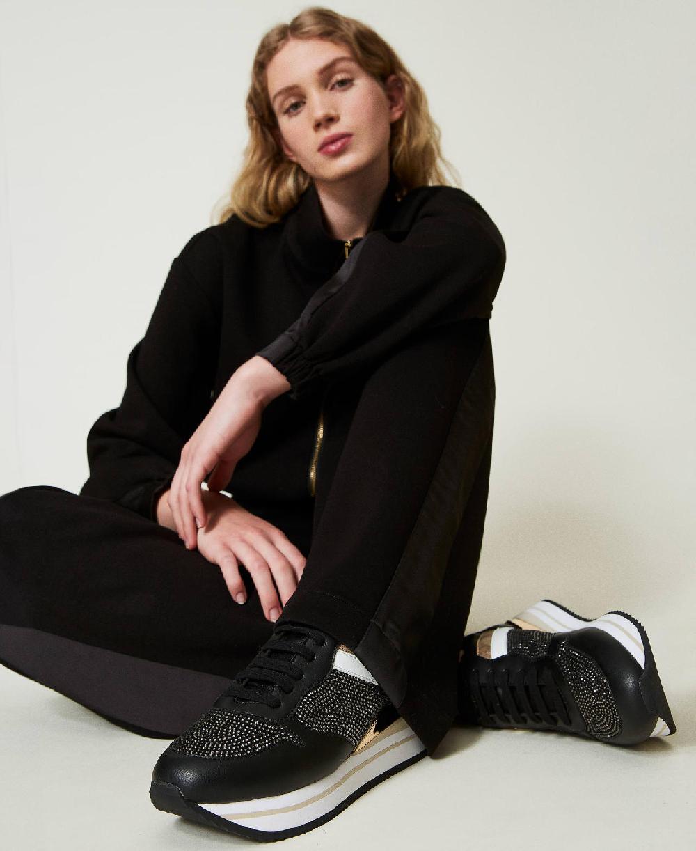 Scee by twin set Sneakers running con strass