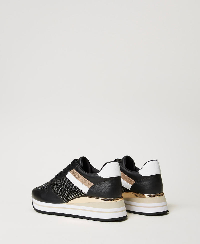 Scee by twin set Sneakers running con strass Consegna Veloce