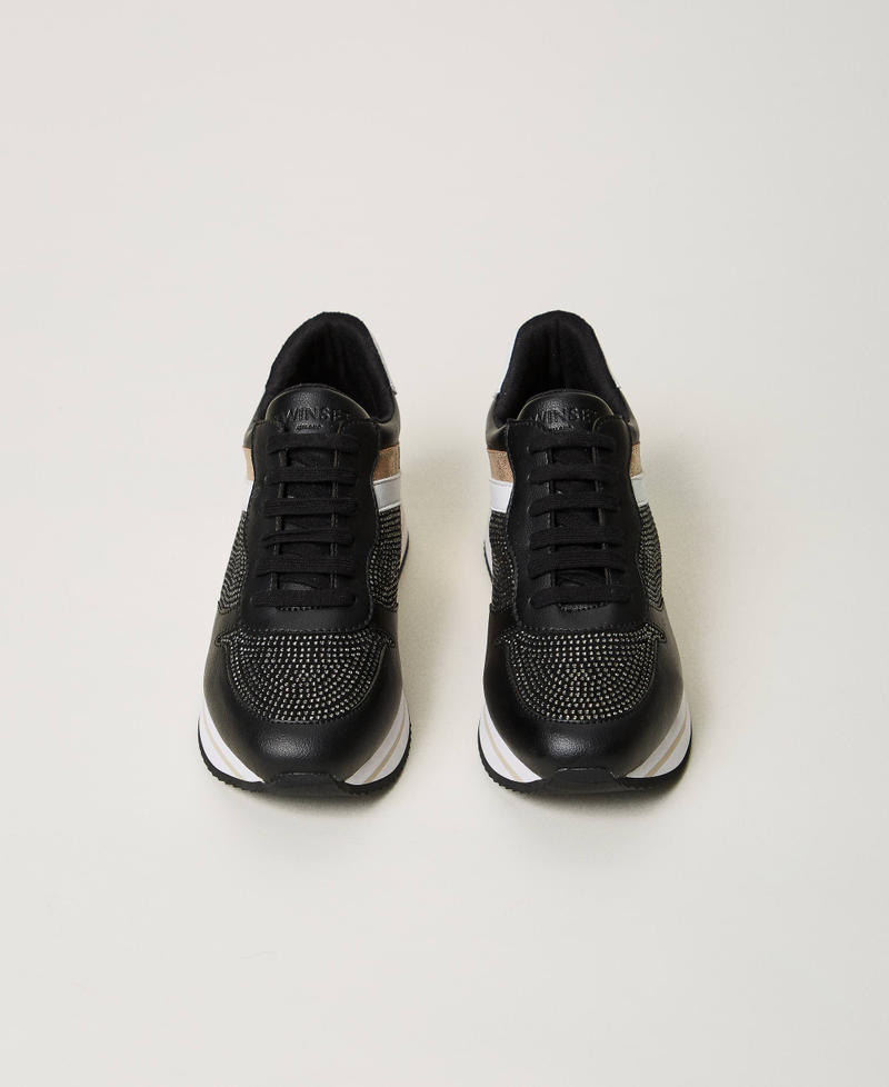 Scee by twin set Sneakers running con strass Consegna Veloce