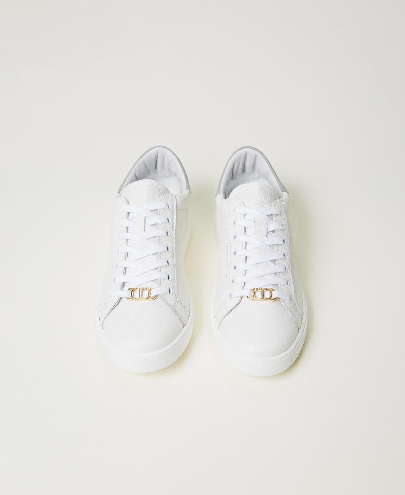 Scee by twin set Sneakers in pelle con Oval T Economico