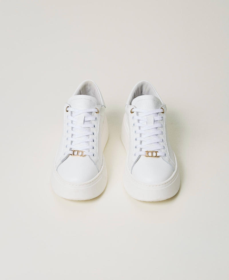 Scee by twin set Sneakers in pelle Vendita Calda