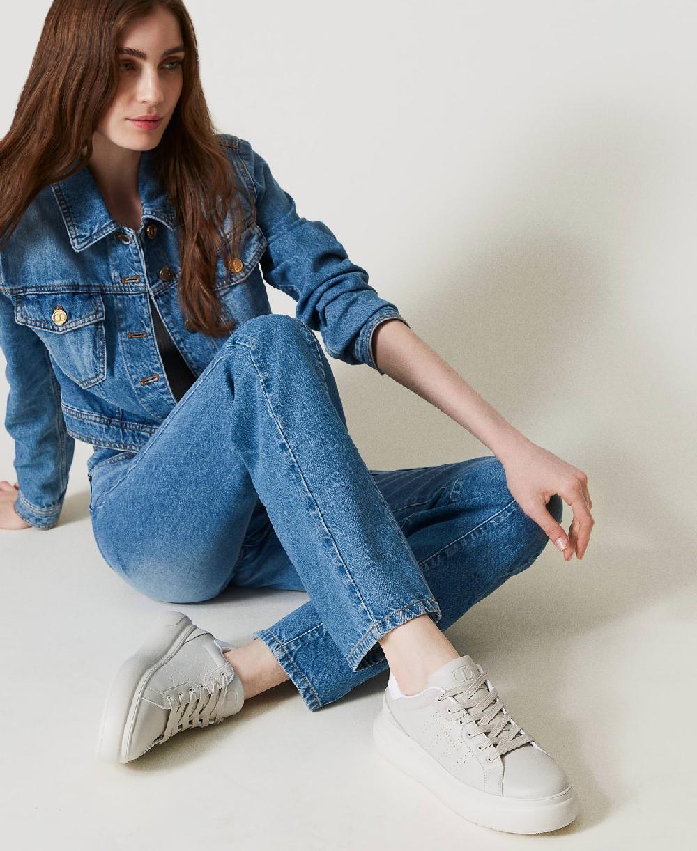 Scee by twin set Sneakers traforate con logo