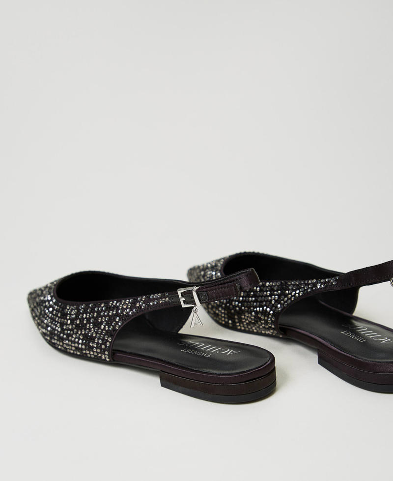 Scee by twin set Ballerine sling back con strass 2025