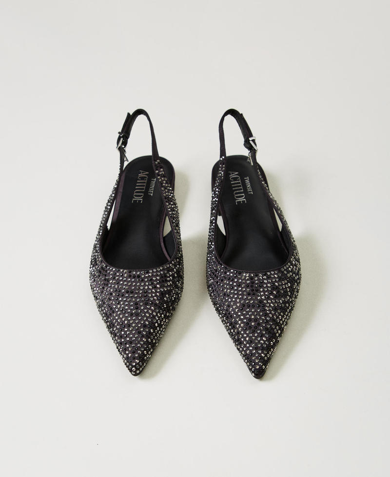 Scee by twin set Ballerine sling back con strass 2025