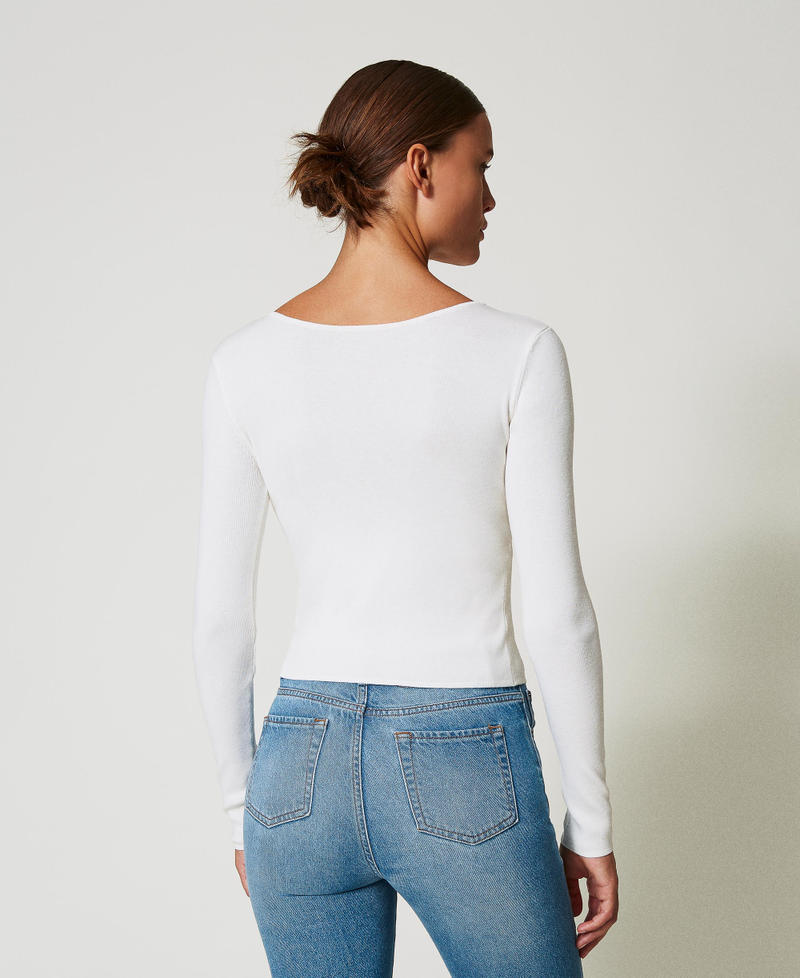 Scee by twin set Maglia doppio uso con Oval T Affare Del Giorno