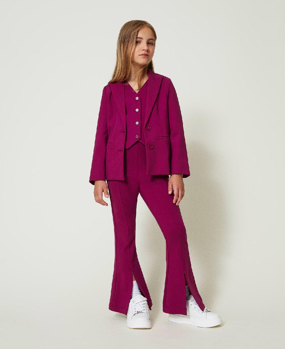 Scee by twin set Pantaloni flare con spacco Offerte