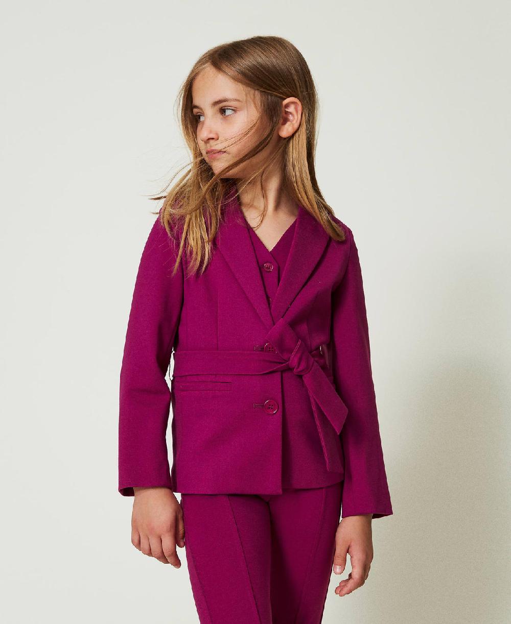 Scee by twin set Giacca blazer monopetto con cintura Hotsell