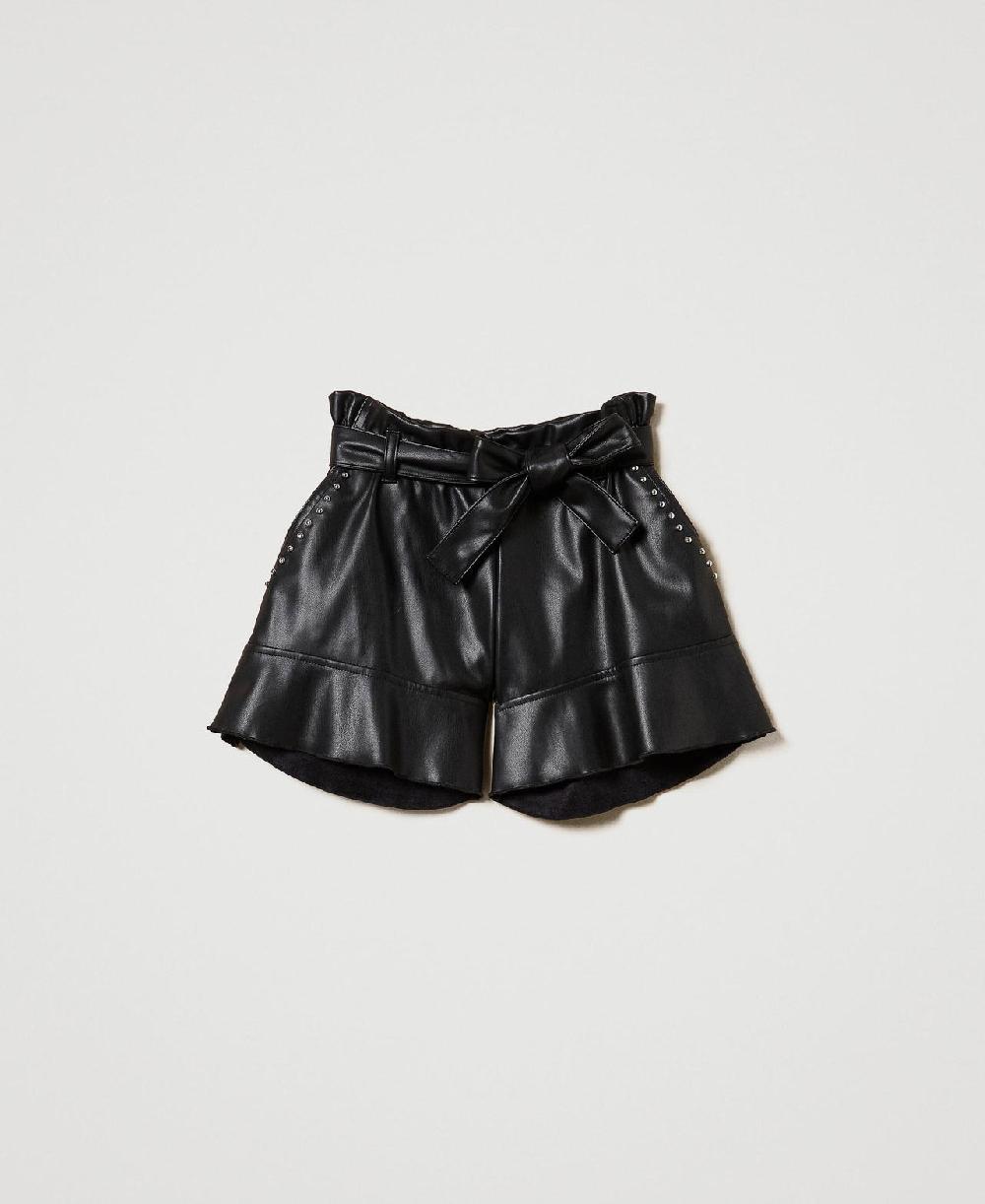 Scee by twin set Shorts flare con borchie