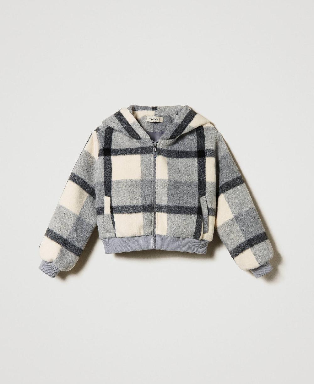 Scee by twin set Bomber in panno check