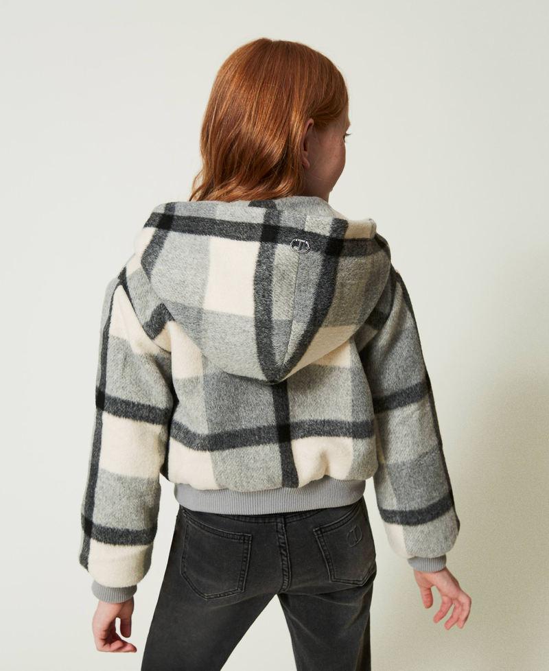 Scee by twin set Bomber in panno check Sottocosto