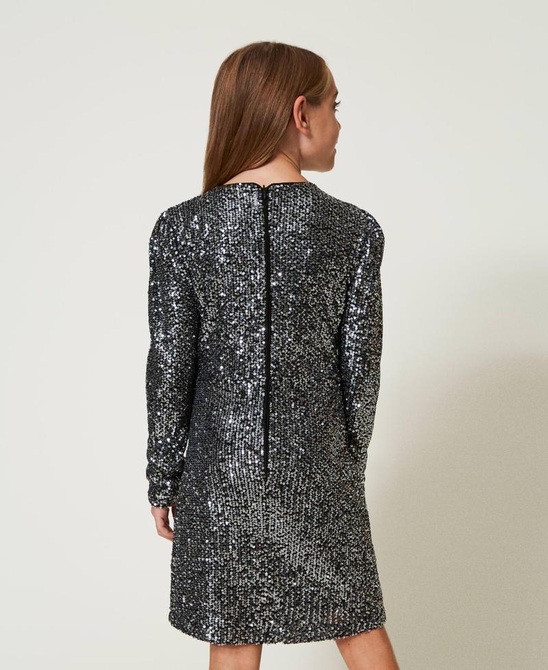 Scee by twin set Abito corto in full paillettes Sconto