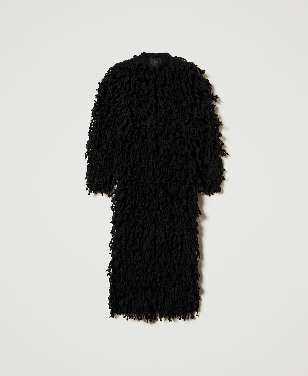 Scee by twin set Cappotto 'Elizabeth' in maglia bouclé