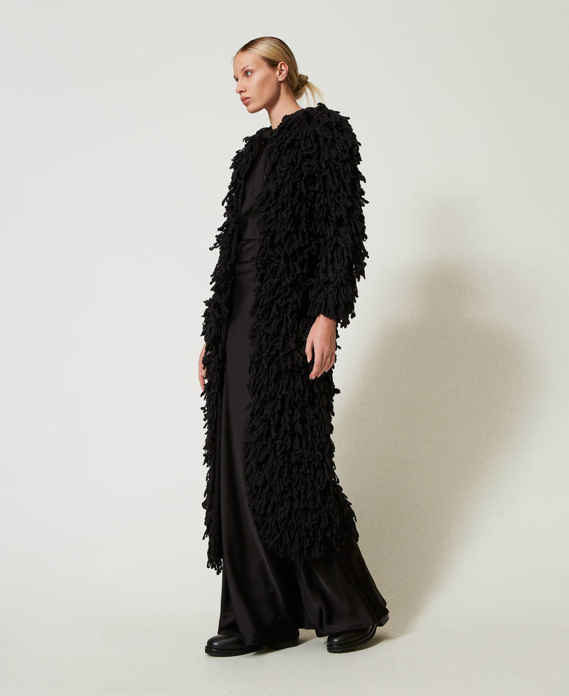 Scee by twin set Cappotto 'Elizabeth' in maglia bouclé Online