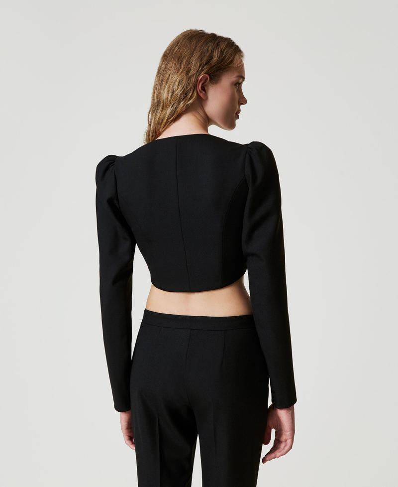 Scee by twin set Top bustier con ricamo In Vendita