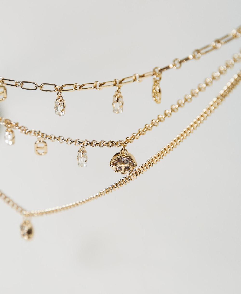 Scee by twin set Collana multifilo con pendenti 2025