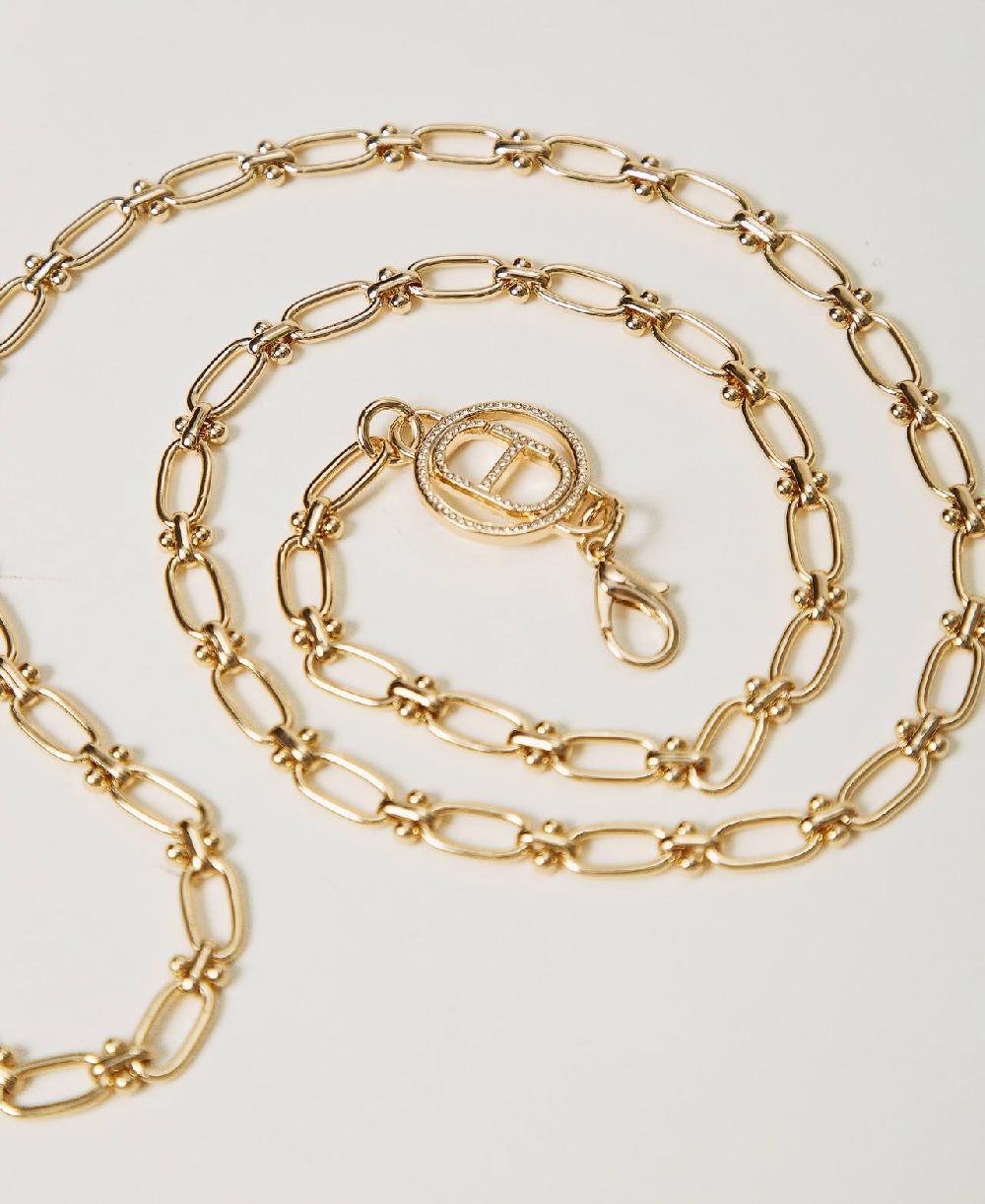 Scee by twin set Cintura in catena con Oval T Offerte