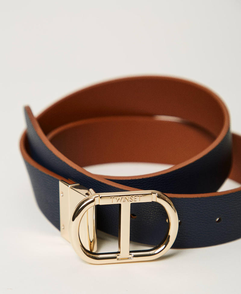 Scee by twin set Cintura reversibile con fibbia Oval T a scatto Shopping online