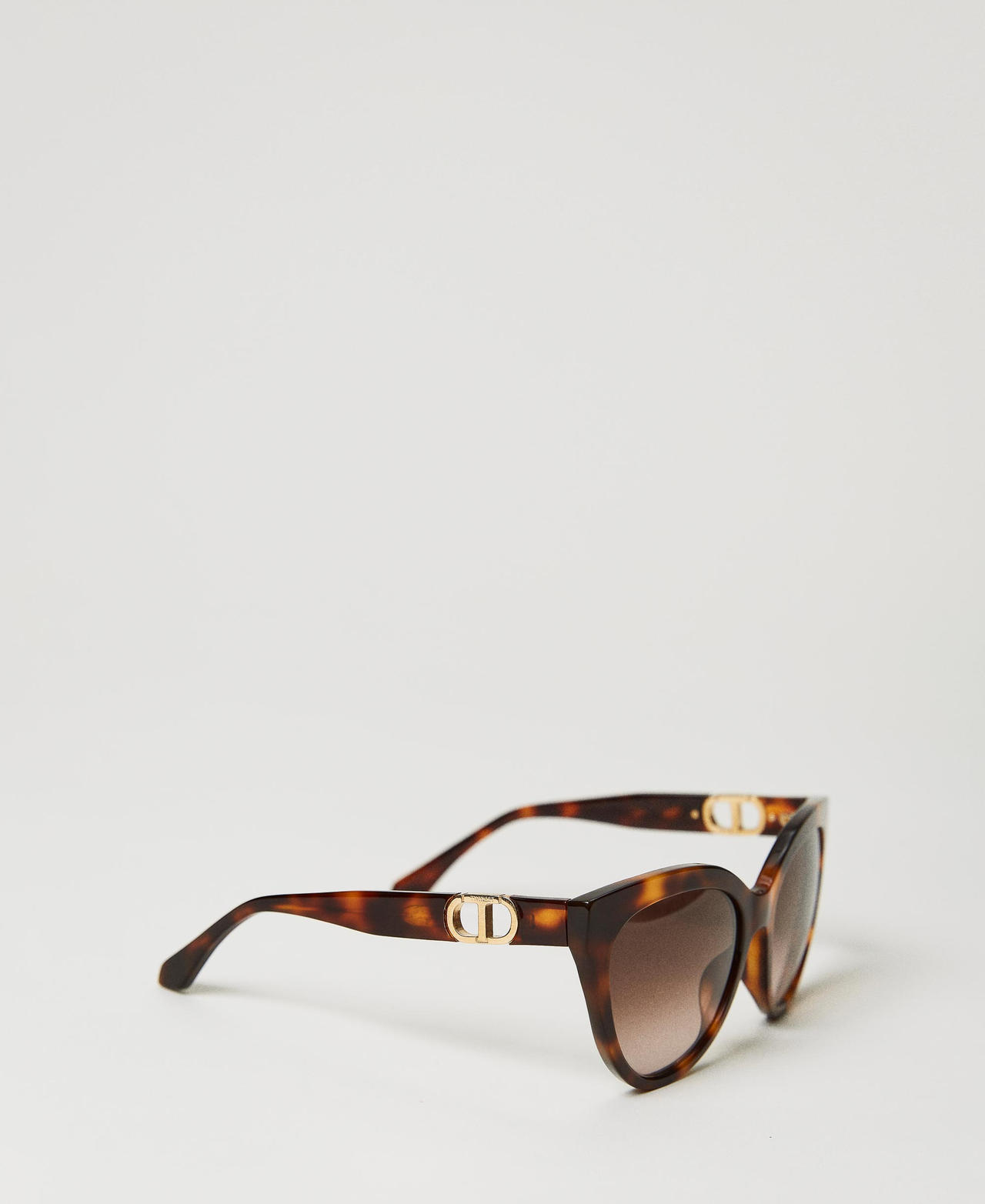 Scee by twin set Occhiali da sole cat-eye tortoise Black Friday
