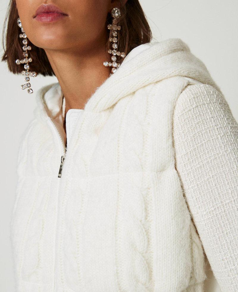 Scee by twin set Gilet imbottito con trecce Smaltimento dello stoccaggio