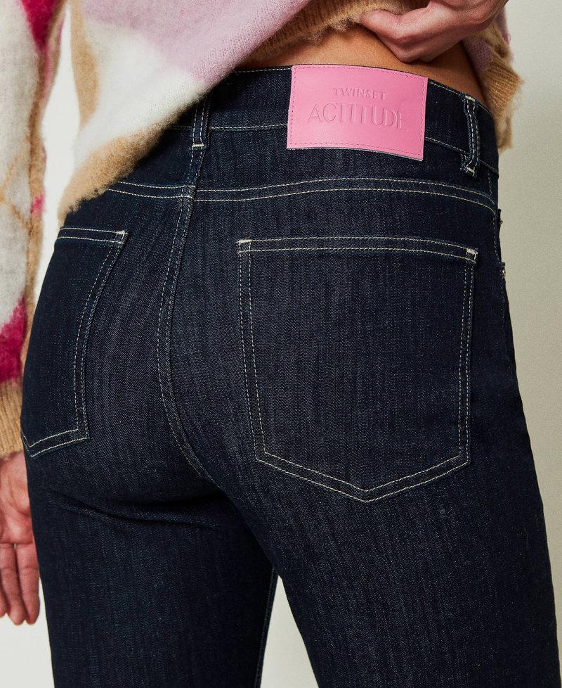 Scee by twin set Jeans flare cinque tasche Vendita calda